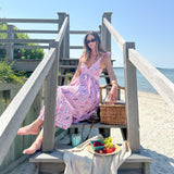 Reworked by Joey Wölffer The Everywhere Dress | Petal Paisley