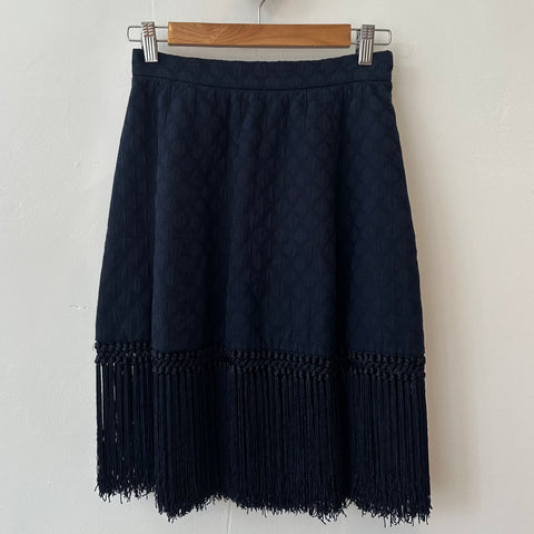 Vintage Valentino Fringe Skirt