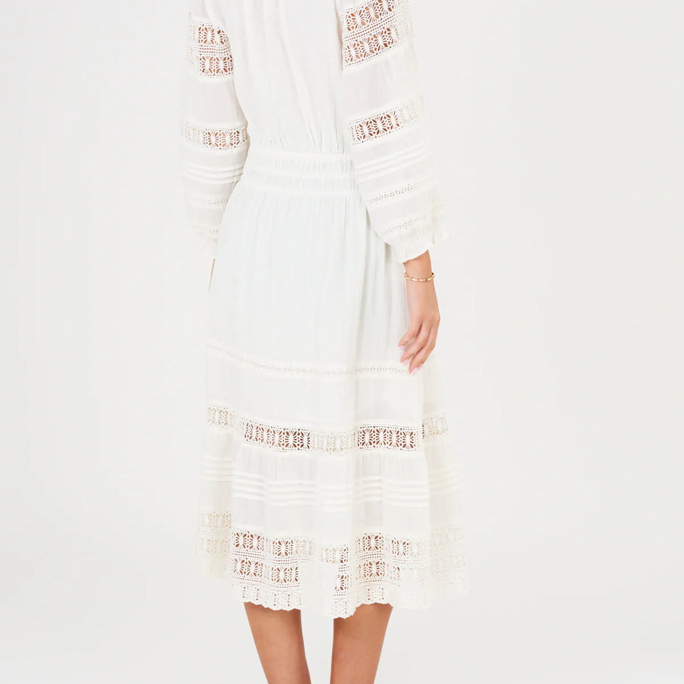 MABE Loretta Dress | White