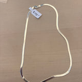 PR silver necklace