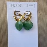 HL Heart Hoop Earring