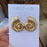 HL Gold Shell Earring