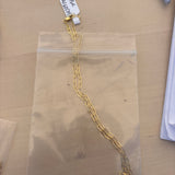 PR small gold chain necklace
