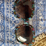 LS Big floral sunglasses