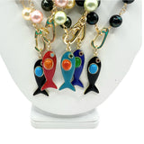 HL Fish on a Hook Necklace