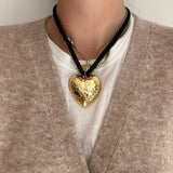 Hammered Heart Necklace