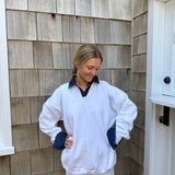 The Varsity Sweatshirt | Classic White