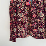 Hiappy Plum Embroidered Blazer