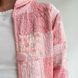 Vintage Pink Quilted Coat