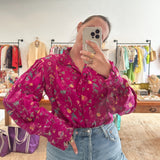 Vintage Emanuel Ungaro Ruffle Top