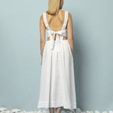 Ancient Kallos Ramie Dress | White