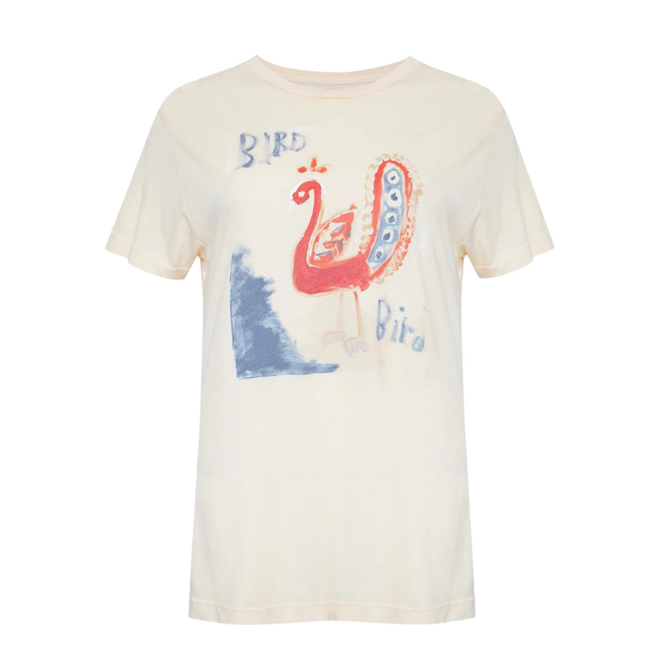 Hunter Bell Theo T-shirt - Birdy Cream