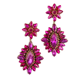 Deepa Alianah Earring - Fuchsia