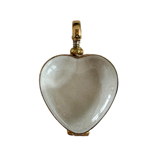 Vintage Heart Glass Locket
