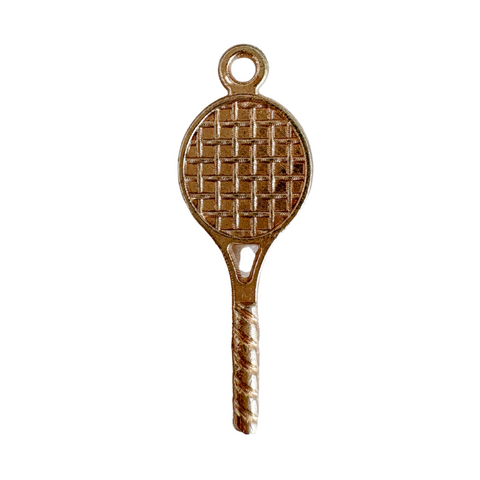 Vintage Tennis Racket Charm