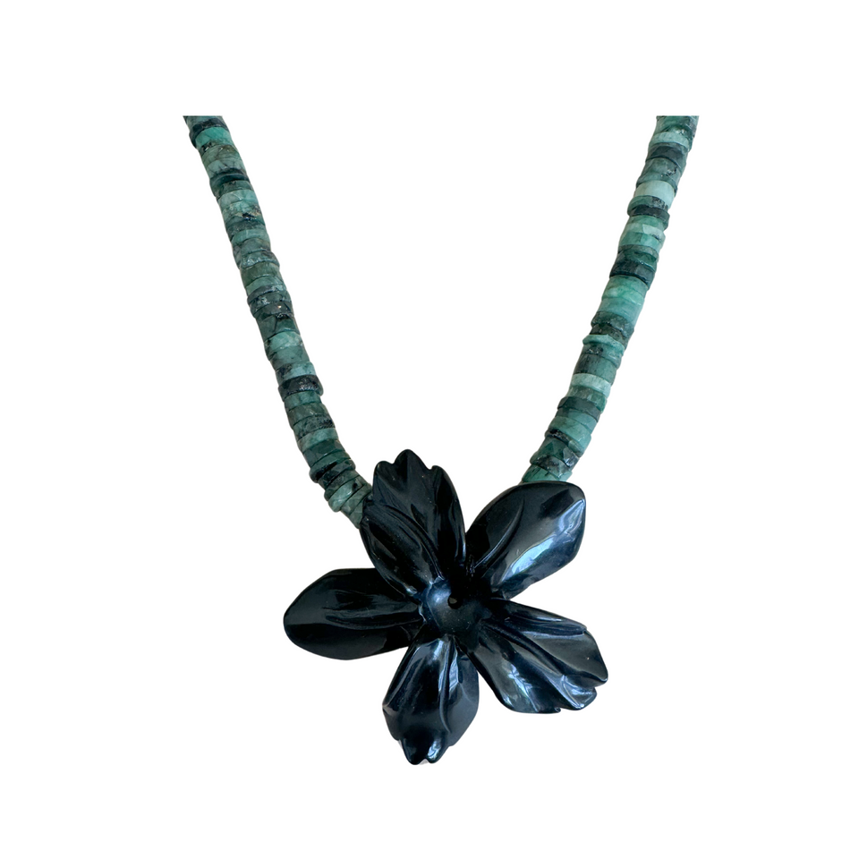 By JW Carved Flower Necklace | Garden
