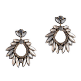 Deepa Zienna Earring | Gunmetal