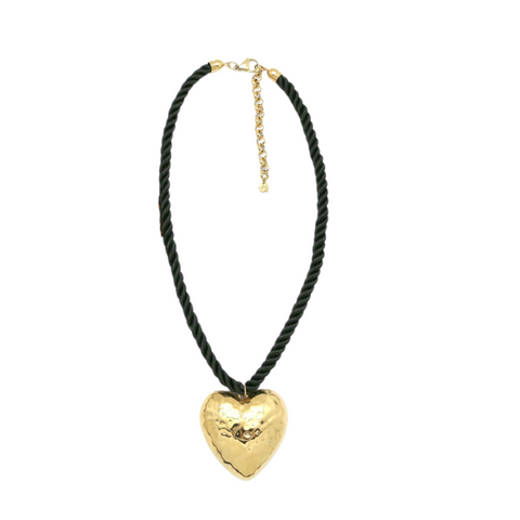 Hammered Heart Necklace