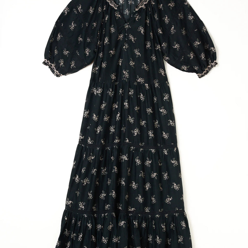 MABE Vivi Maxi Dress | Faded Black