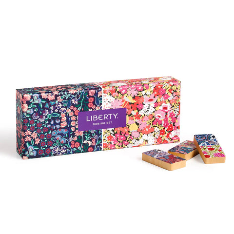 Liberty Floral Wood Domino Set