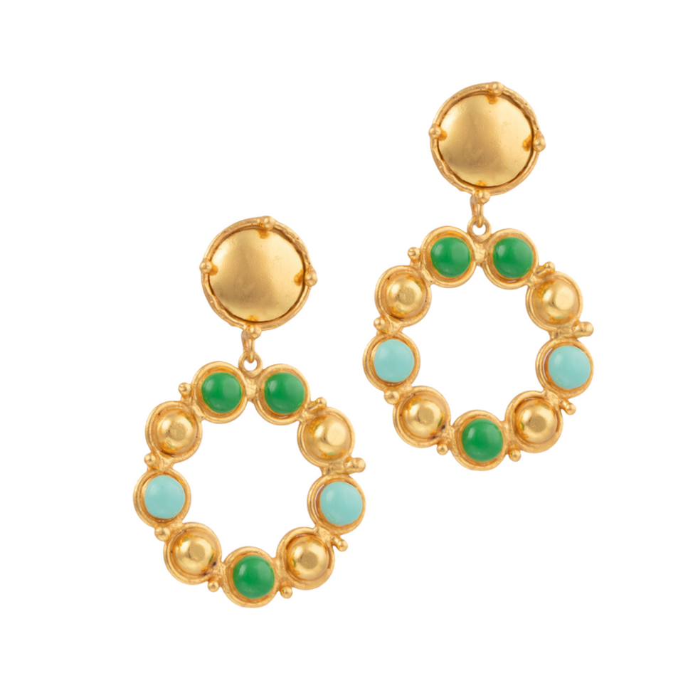 Sylvia Toledano Flower Candy Earrings - Turquoise