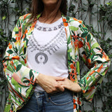 Joey Wölffer Silver Squash Blossom T-Shirt