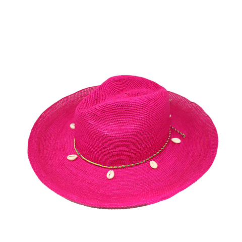 Sensi Studio Panama Hat - Pink
