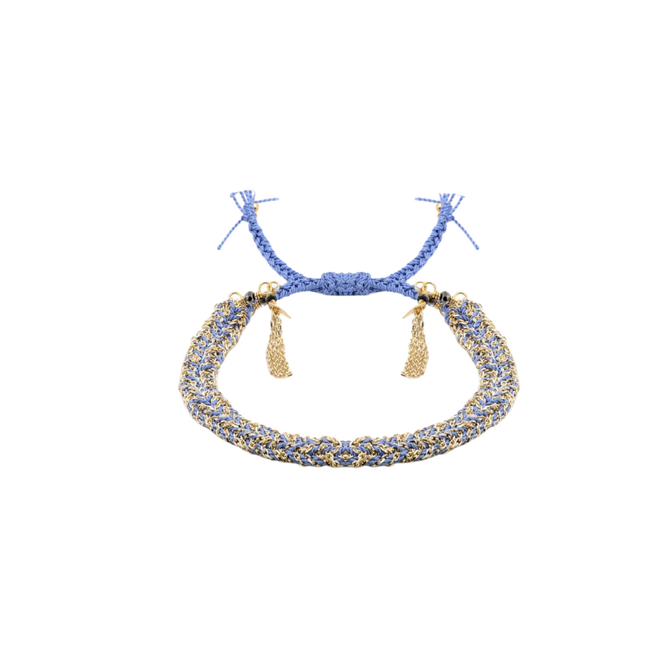 Marie Laure Chamorel MLS183 Bracelet - Gold/Blue