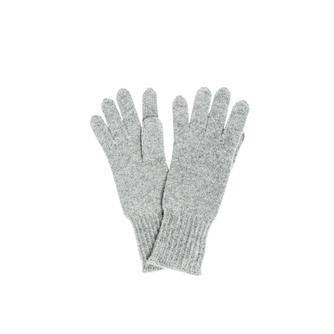 Hat Attack Cashmere Gloves - Light Grey