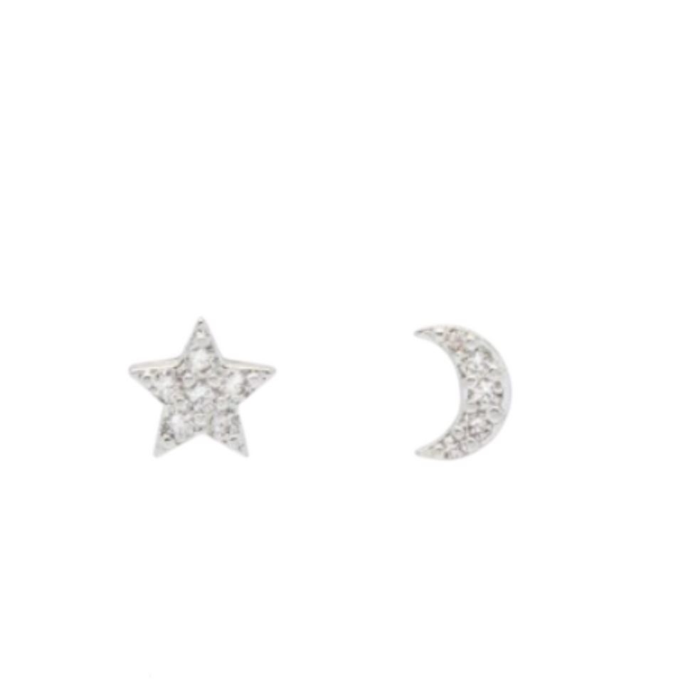 Estella Bartlett Moon + Star Earrings