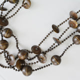 Brass Ball Chain Bead Necklace