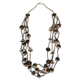 Brass Ball Chain Bead Necklace